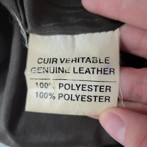 Vintage Birdy Brown Leather Shorts Size 36 - Picture 9 of 10